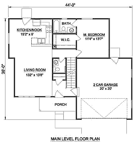 main floor house blueprint