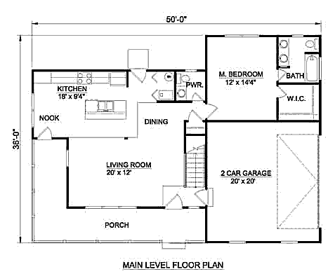 main floor house blueprint