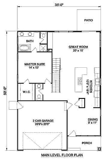 main floor house blueprint