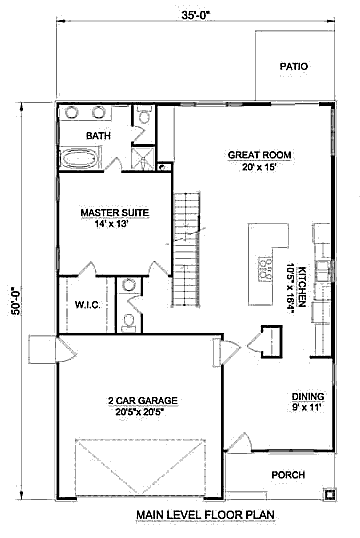 main floor house blueprint