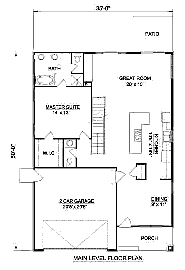 main floor house blueprint
