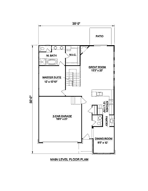 main floor house blueprint