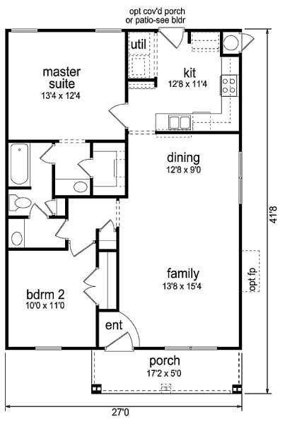 main floor house blueprint