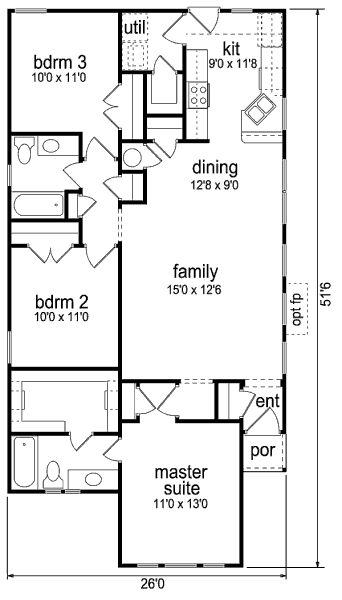 main floor house blueprint
