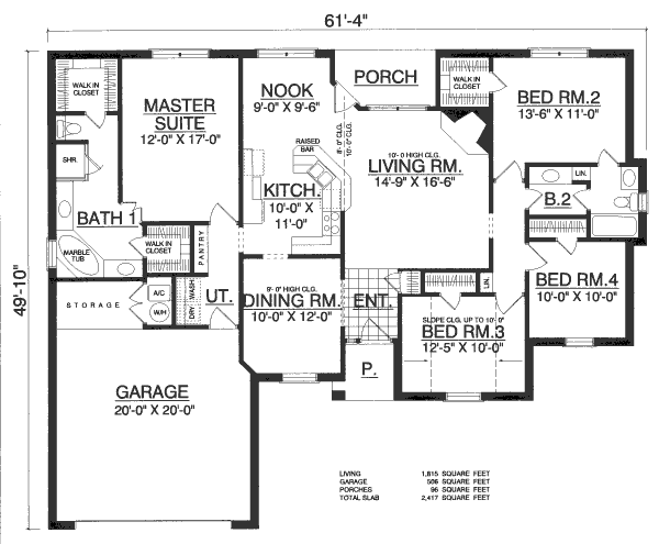 main floor house blueprint