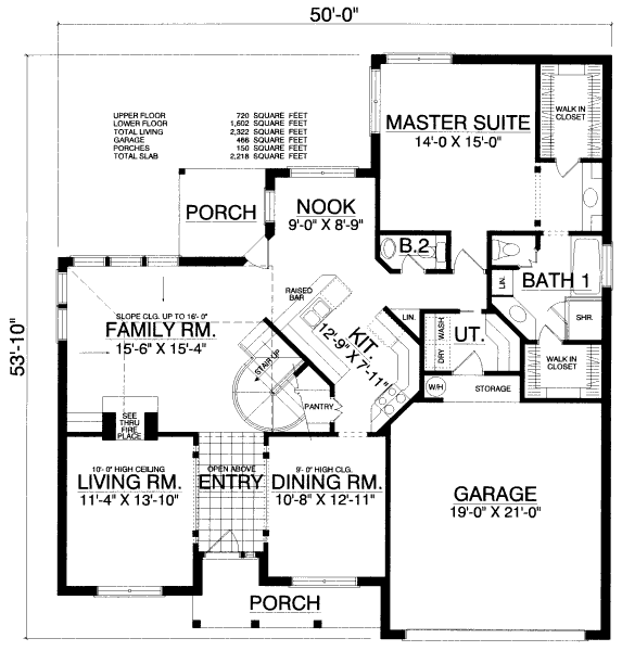main floor house blueprint