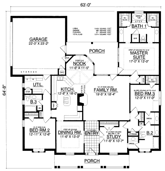main floor house blueprint