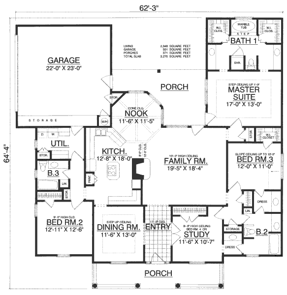 main floor house blueprint