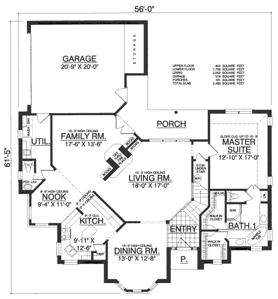 main floor house blueprint
