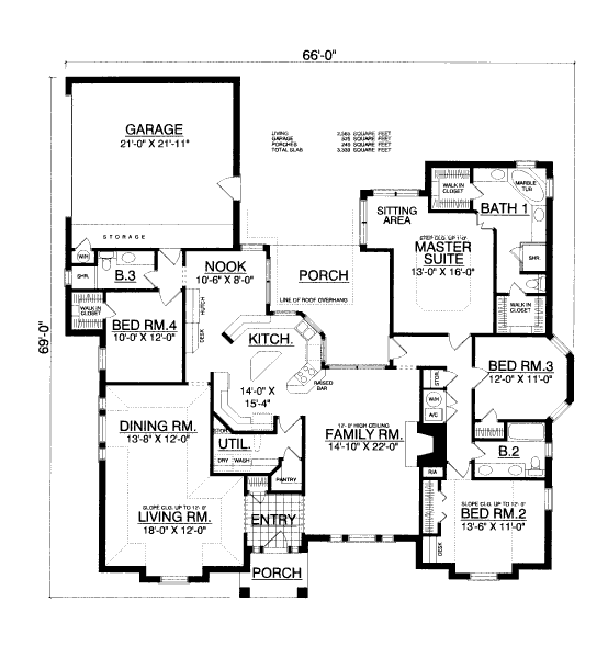 main floor house blueprint