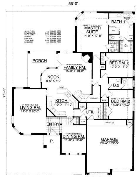 main floor house blueprint