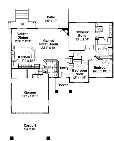 main floor house blueprint