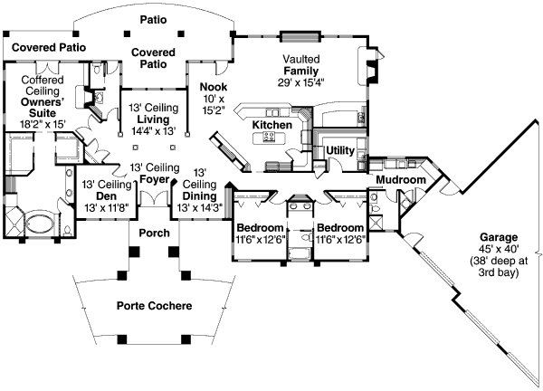 main floor house blueprint