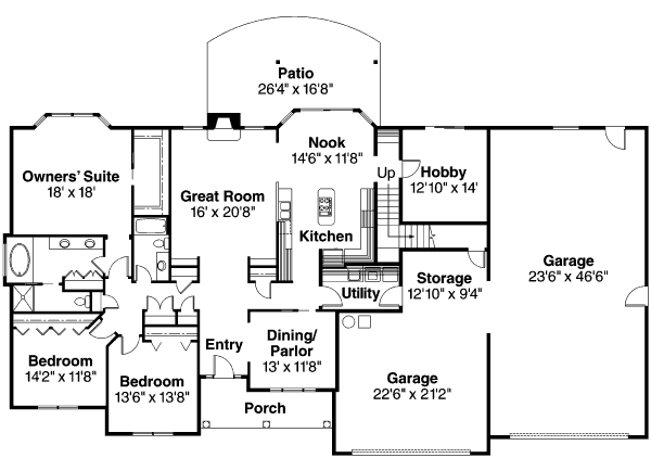 main floor house blueprint