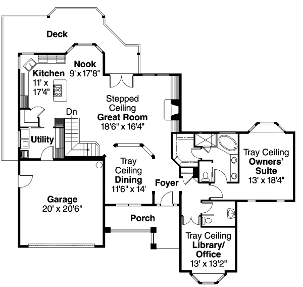 main floor house blueprint
