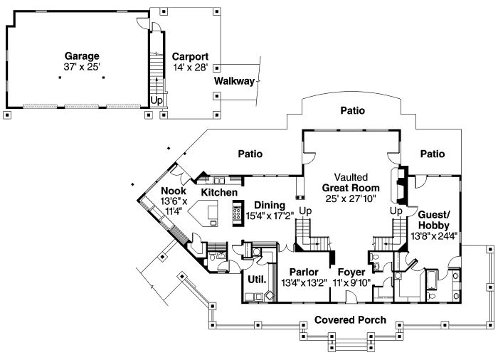 main floor house blueprint