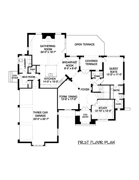 main floor house blueprint