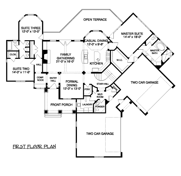main floor house blueprint
