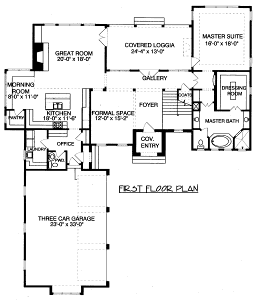 main floor house blueprint