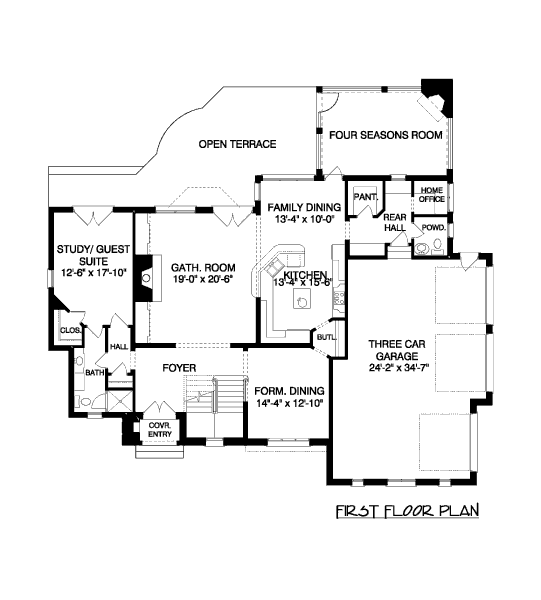 main floor house blueprint