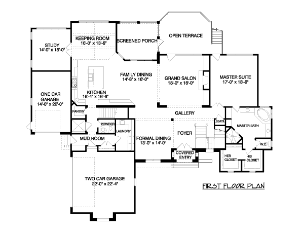 main floor house blueprint