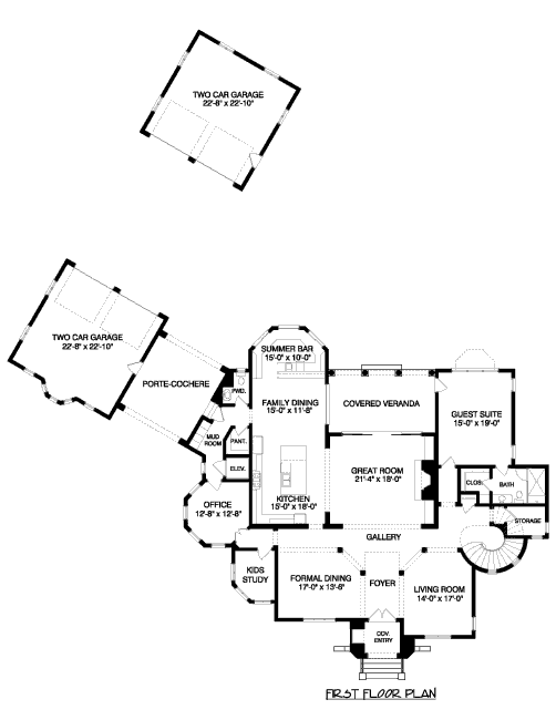 main floor house blueprint