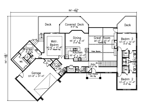 main floor house blueprint