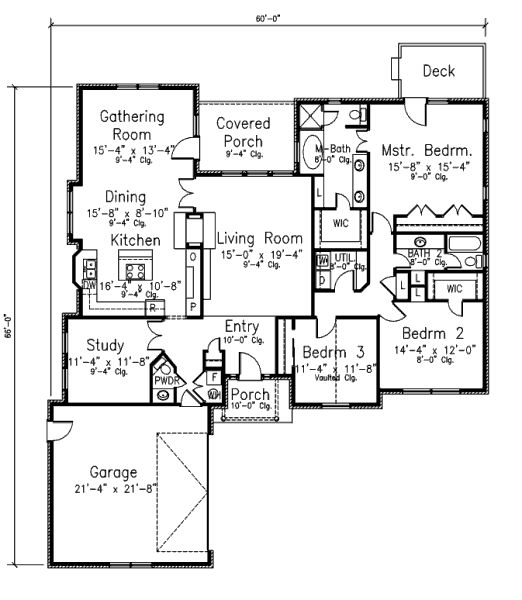 main floor house blueprint