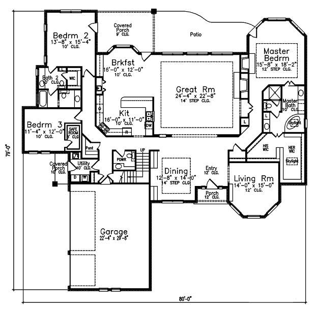 main floor house blueprint
