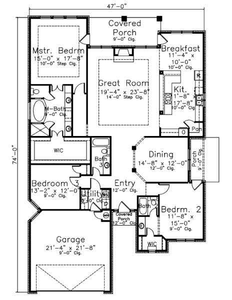 main floor house blueprint