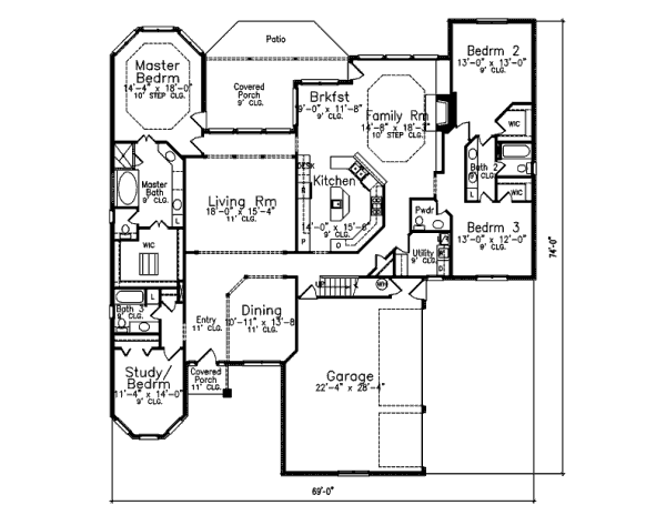 main floor house blueprint