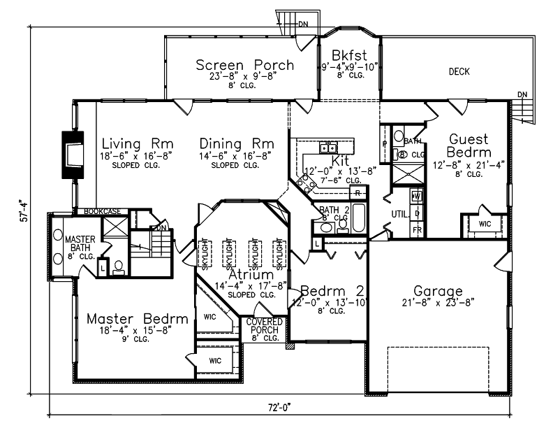 main floor house blueprint