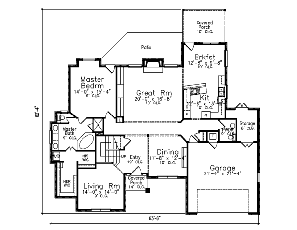 main floor house blueprint