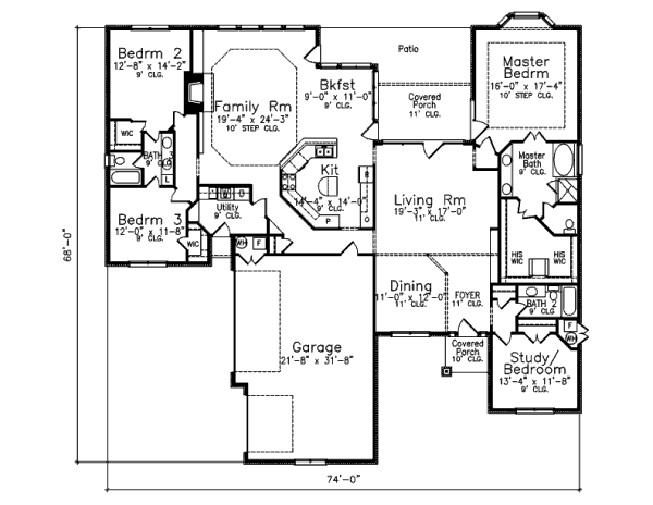 main floor house blueprint