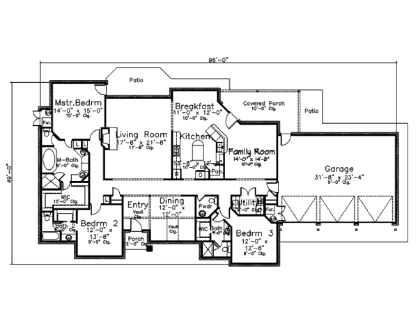 main floor house blueprint