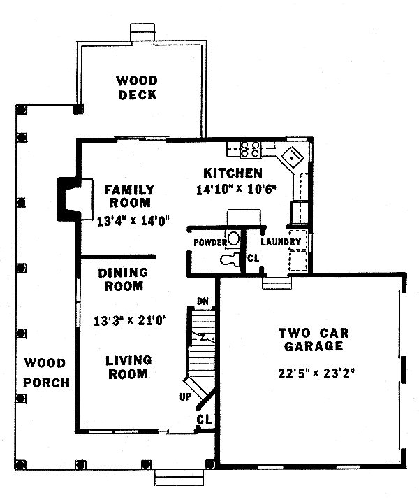 main floor house blueprint