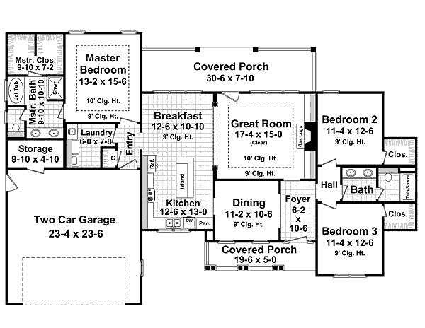 main floor house blueprint