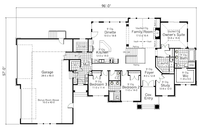 main floor house blueprint