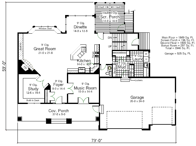 main floor house blueprint