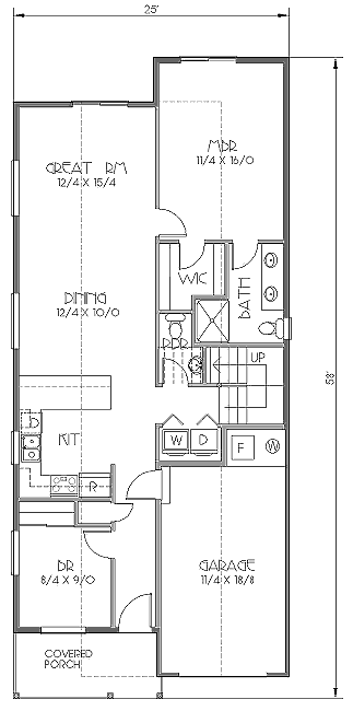 main floor house blueprint