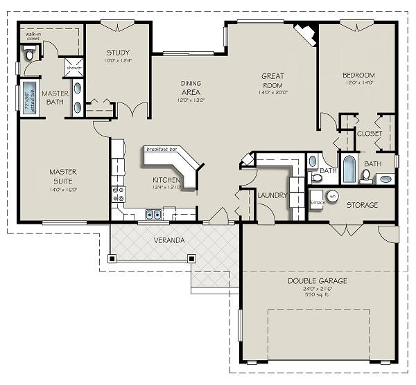main floor house blueprint