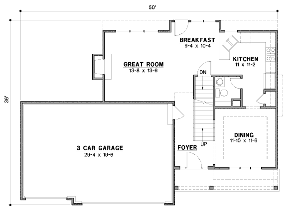 main floor house blueprint