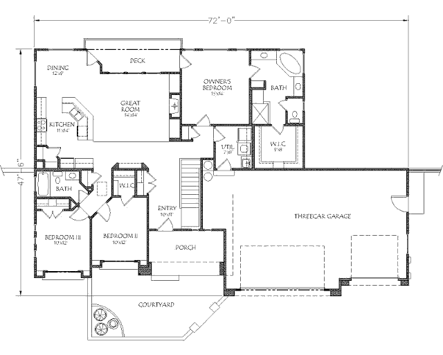 main floor house blueprint