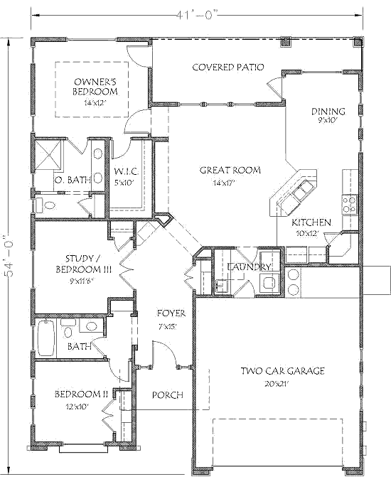 main floor house blueprint