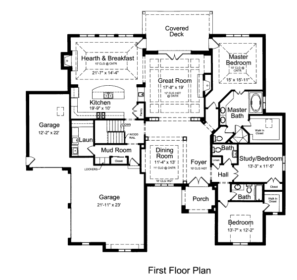 main floor house blueprint