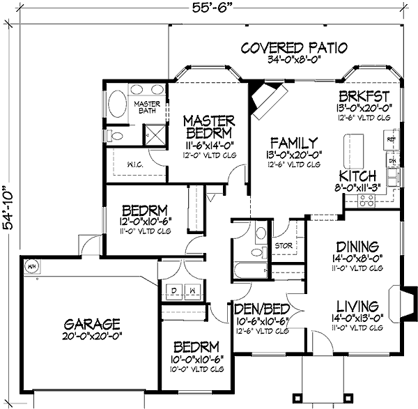 main floor house blueprint