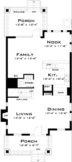 main floor house blueprint