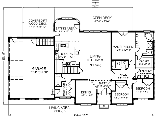 main floor house blueprint