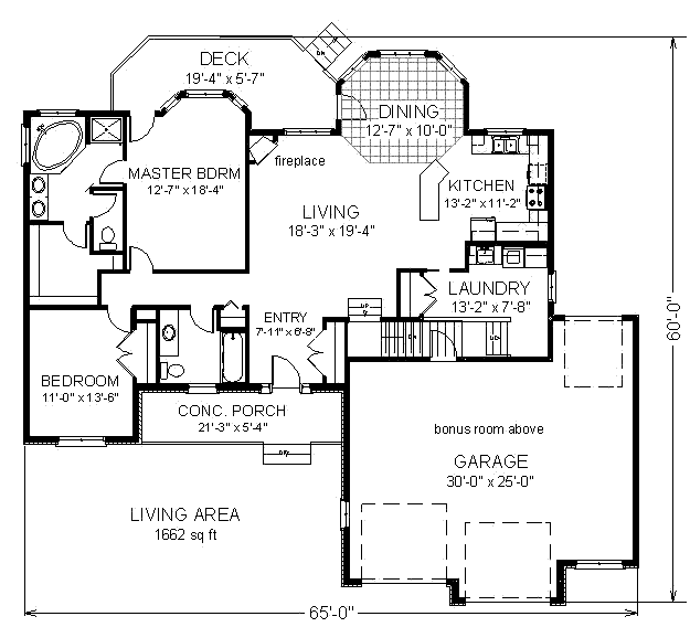 main floor house blueprint