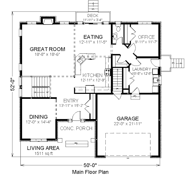 main floor house blueprint